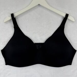 Soma Vanishing 360 Wireless Bra Black 40C Seamless T-Shirt Bra 570222047